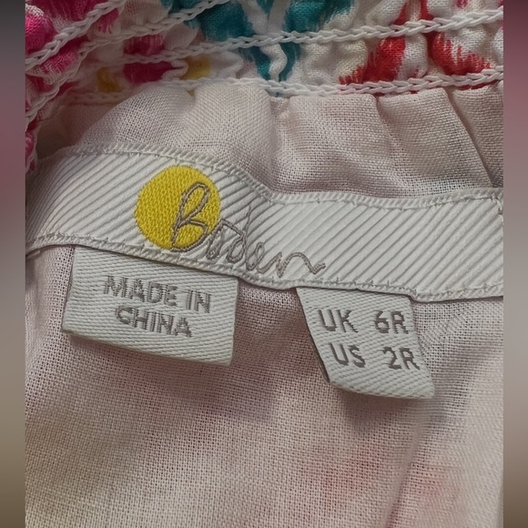 EUC BODEN Rosalind Tiered Midi Cotton Dress Size 6R - Picture 7 of 8